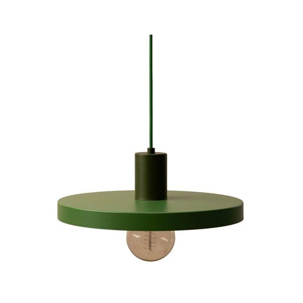 Lustră verde din metal ø 30 cm Ori – Micadoni 