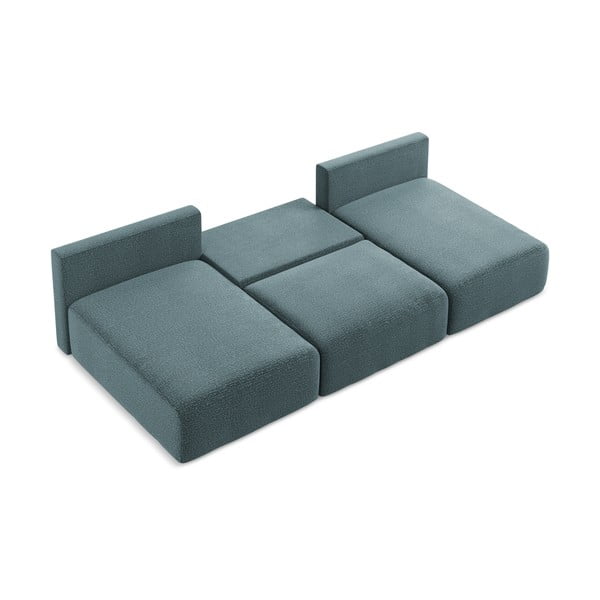 Colțar turcoaz extensibil/cu spațiu de depozitare Kalena – Makamii-image-4