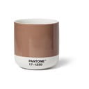 Cană maro deschis din ceramică 175 ml Cortado Mocha Mousse 17-1230 – Pantone
