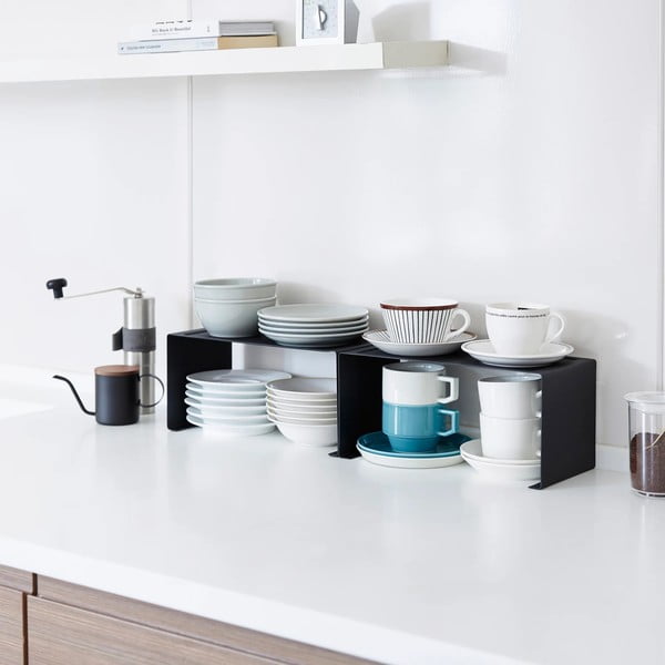 Raft suplimentar negru din metal 30,5x14 cm Tower – YAMAZAKI-image-3