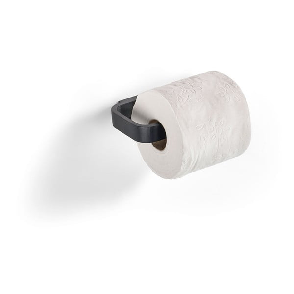 Suport de perete pentru hârtie igienică Zone Rim, negru-image-2