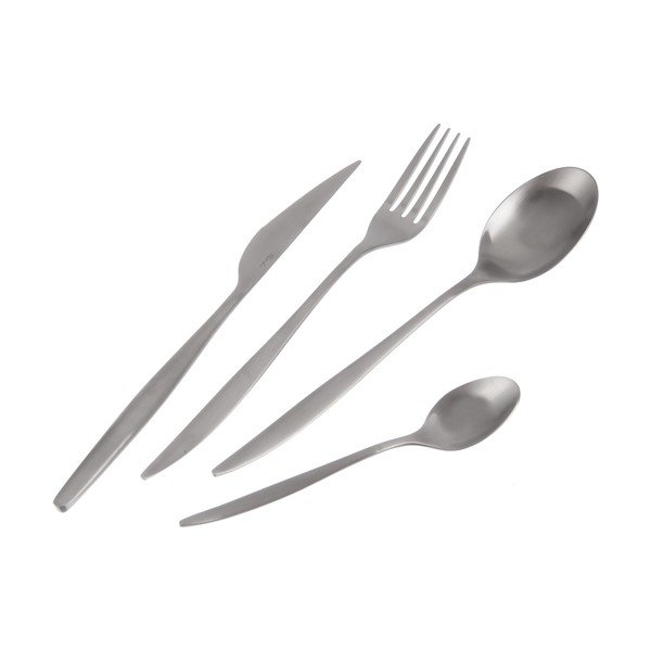 Tacâmuri argintii din oțel inoxidabil 24 buc. – Orion