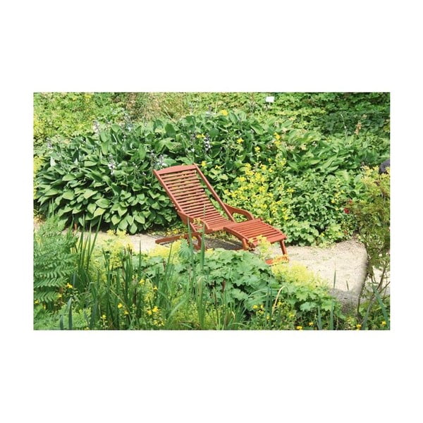 Șezlong de grădină din lemn de eucalipt Alaska - Garden Pleasure -image-1