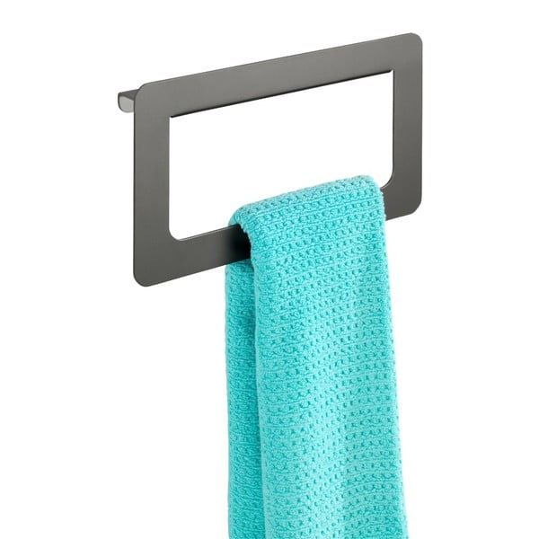 Suport de perete pentru prosop Wenko Montella, 27 x 16 cm, gri antracit-image-2