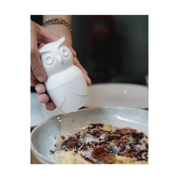 Râșniță pentru sare Qualy&CO Owl, alb-image-3