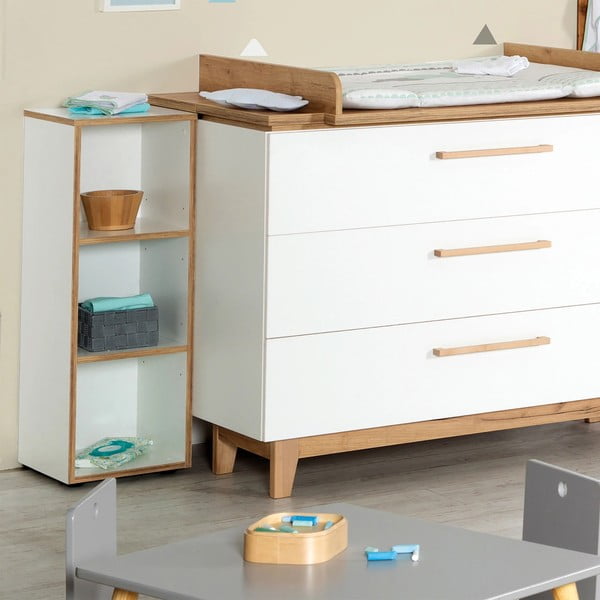 Bibliotecă pentru copii  albă 30x91 cm Finn – Roba-image-1