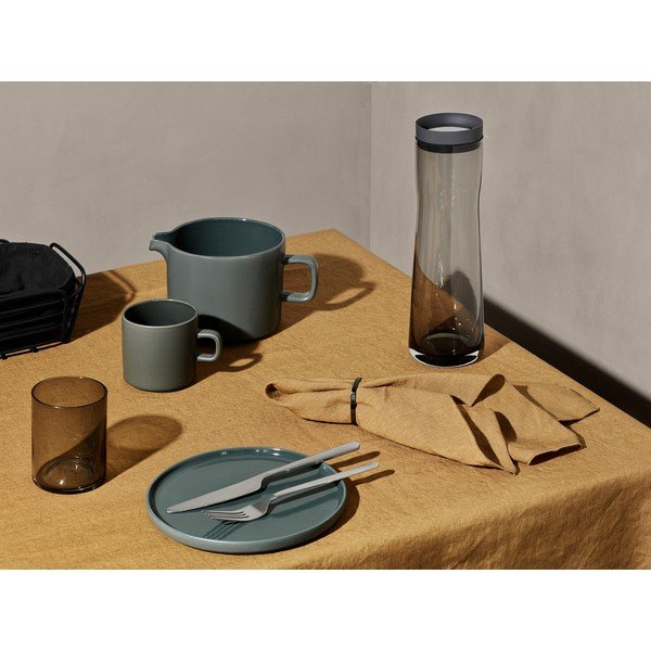 Napron / șervet din in pentru masă Blomus, 45 x 140 cm, galben nisipiu-image-1