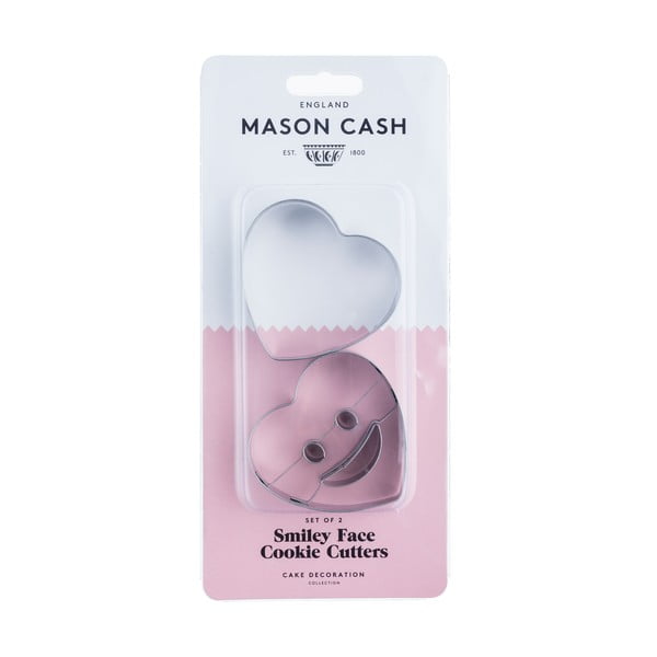 Set 2 tăietoare aluat în formă de inimă Mason Cash-image-1
