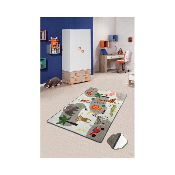 Covor copii Safari, 100 x 160 cm-image-1