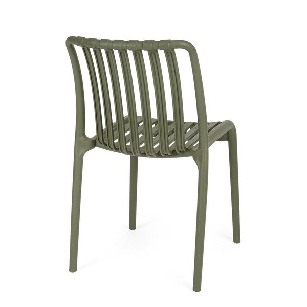 Scaun de grădină verde din plastic Billie – Bizzotto-image-4