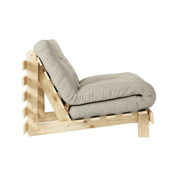 Fotoliu grej extensibil cu tapițerie din in Roots – Karup Design-image-4