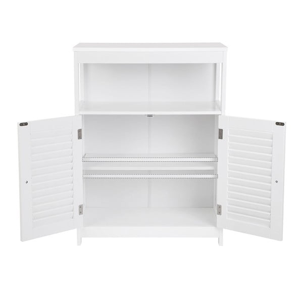 Dulap cu raft Songmics, înălțime 80 cm, alb-image-2