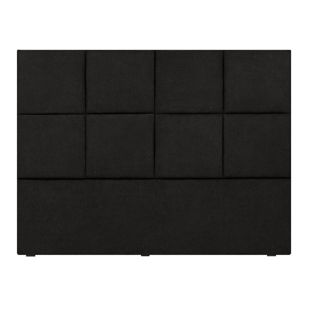 Tăblie pat Mazzini Sofas Barletta, 200 x 120 cm, negru