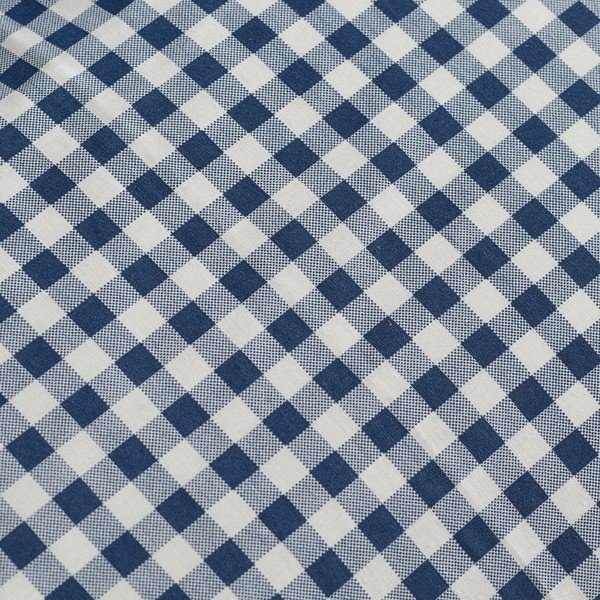 Lenjerie de pat albastru-închis pentru pat dublu/extinsă cu 3 piese 230x220 cm Bamford Gingham Check – Catherine Lansfield-image-3