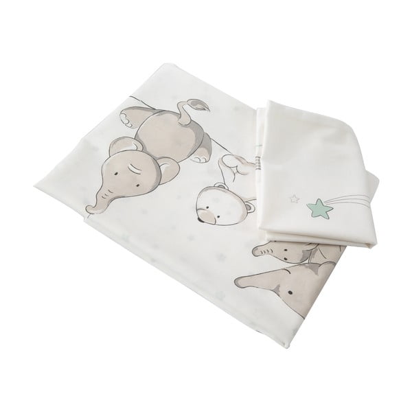 Lenjerie de pat pentru copii din bumbac pentru pătuț 80x80 cm Strenenzauber – Roba-image-2