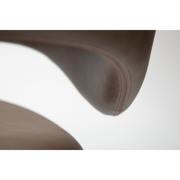 Scaun de dining maro închis din imitație de piele Zone – DAN-FORM Denmark-image-4