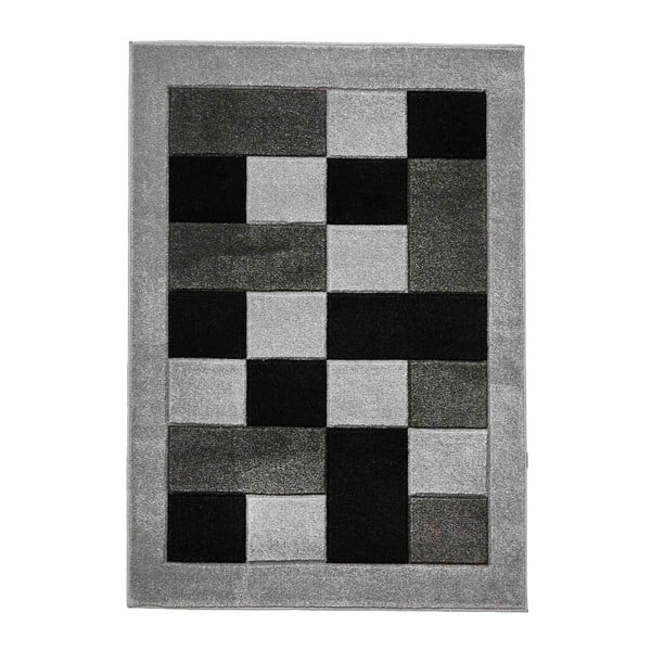Covor Think Rugs Geometrico Square, 160 x 220 cm, gri