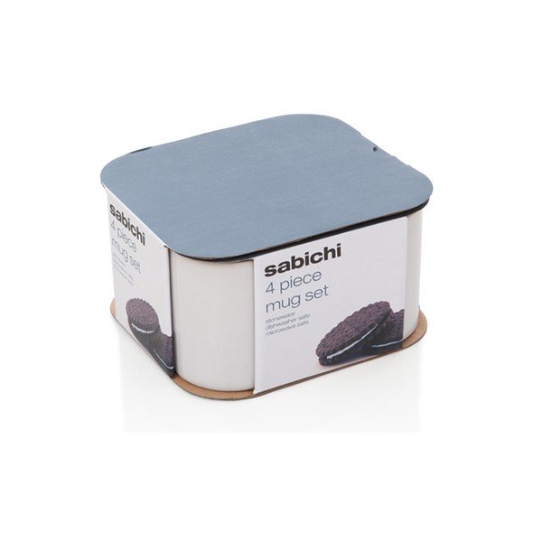 Set 4 căni din ceramică Sabichi, 320 ml-image-1