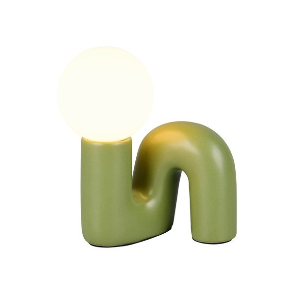 Veioză verde din ceramică (înălțime 21,5 cm) Quinn – Reality-image-3