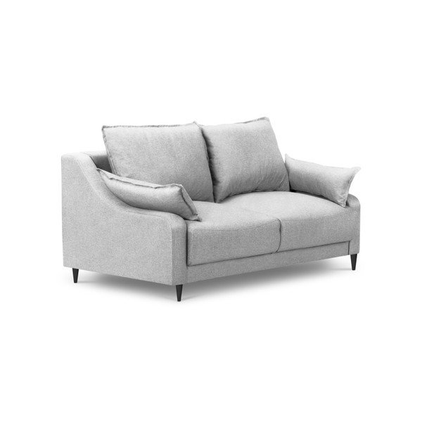 Canapea Mazzini Sofas Ancolie, gri deschis, 150 cm-image-2