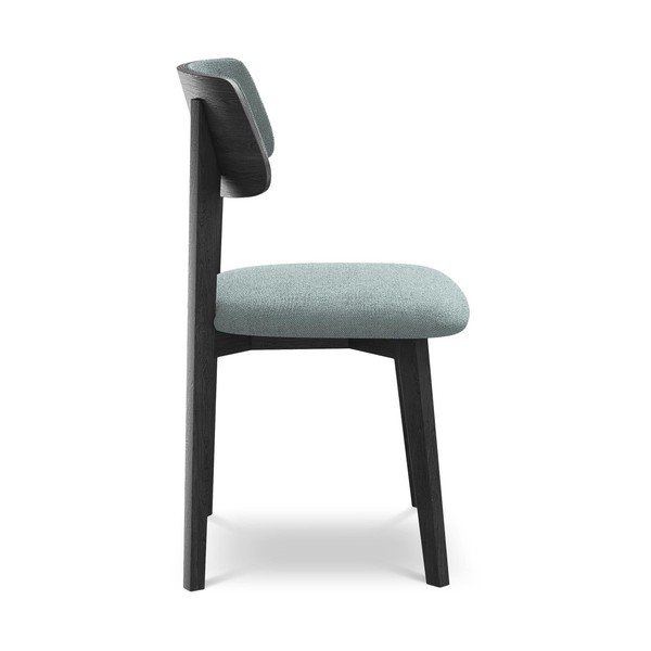 Scaun de dining albastru din lemn masiv Niu – Makamii-image-2