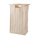 Coș de rufe bej de montat pe perete din material textil BagUp – ReCollector
