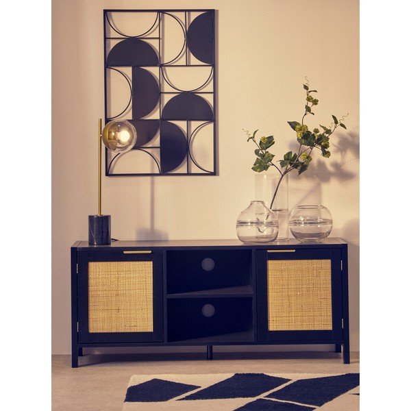 Comodă TV neagră 120x52x38 cm Sherman – Premier Housewares-image-3