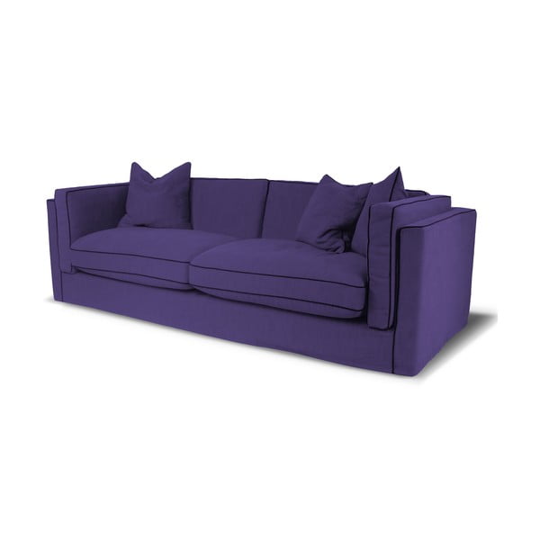 Canapea cu 3 locuri Rodier Organdi, violet deschis