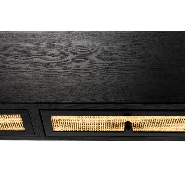 Masă consolă neagră 40x120 cm Guuji – White Label-image-4