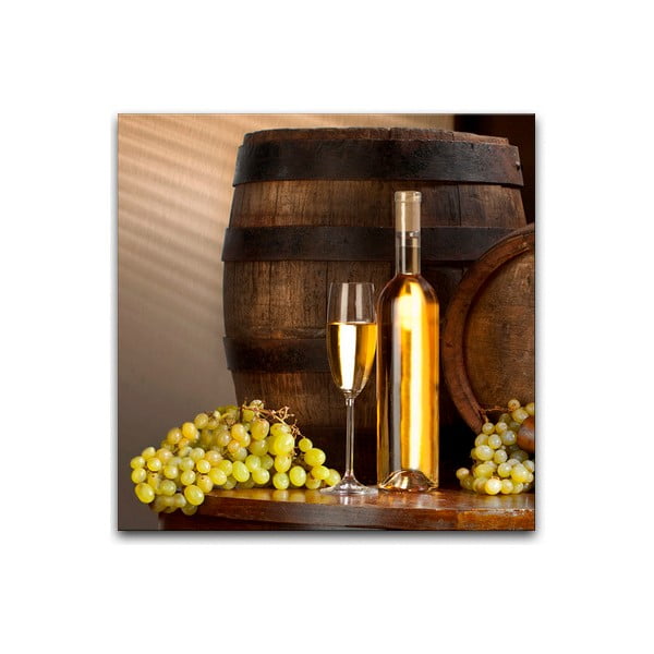 Tablou din sticlă Styler Wino, 30 x 30 cm