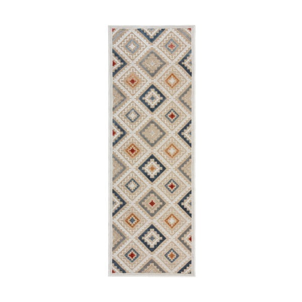 Covor tip traversă de exterior crem 80x230 cm Zion Natural – Flair Rugs