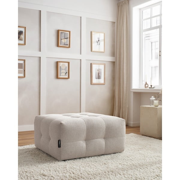 Taburet pentru canapea modulară bej Kleber - Bobochic Paris-image-1