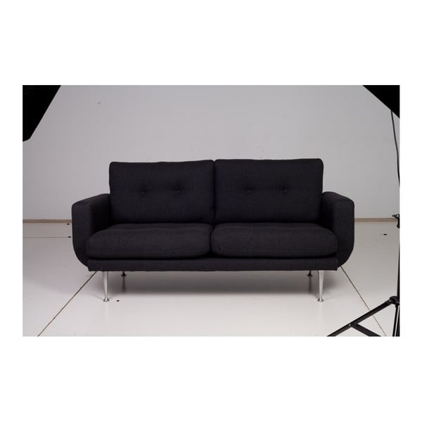 Canapea cu 2 locuri Scandic Fly, gri antracit-image-2