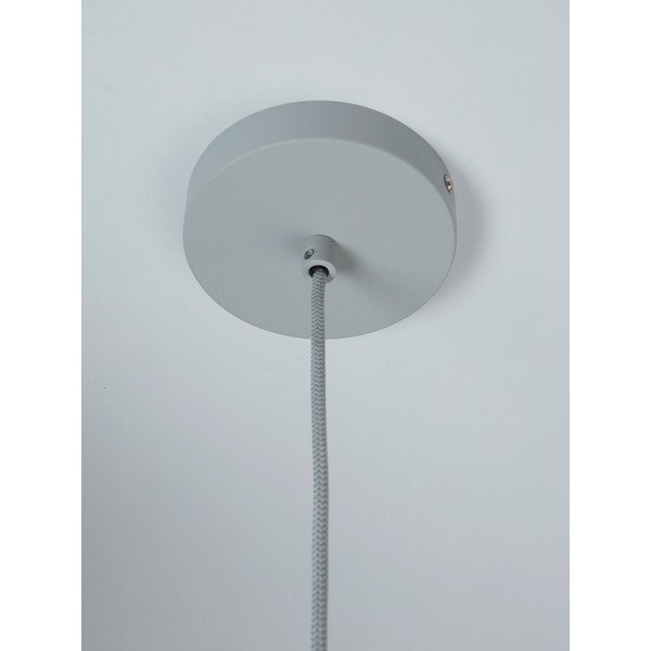 Lustră gri cu abajur din metal ø 6 cm Bordeaux – it's about RoMi-image-4