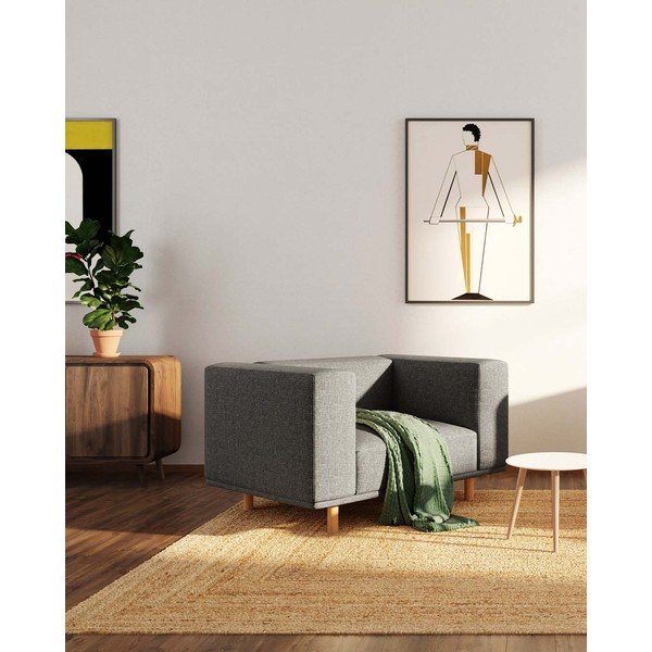 Fotoliu de relaxare gri  Kukumo – Ame Yens-image-1