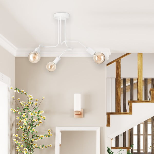 Plafonieră albă 55x55 cm Domino – LAMKUR-image-1