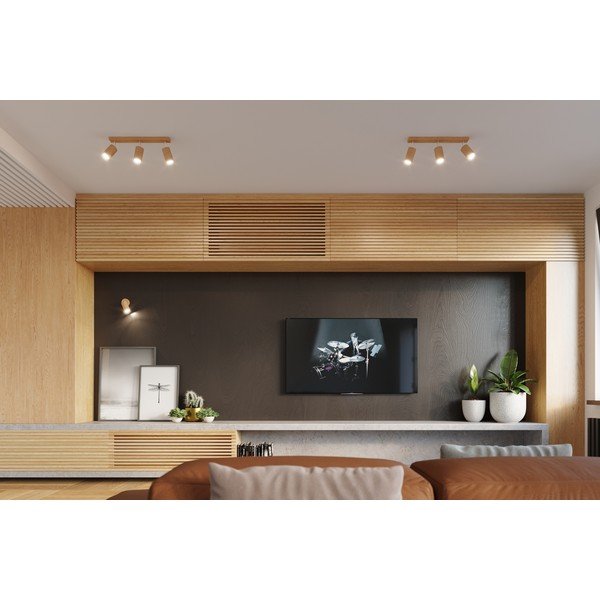 Plafonieră din lemn Nisa Lampi Ludwik-image-1