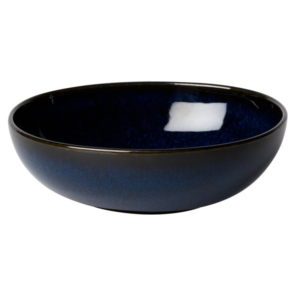 Bol din gresie ceramică Villeroy & Boch Like Lave, ø 17 cm, albastru închis