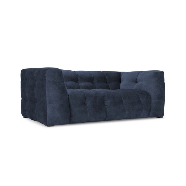 Canapea cu tapițerie din catifea Windsor & Co Sofas Vesta, 208 cm, albastru-image-3