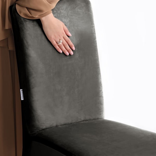 Husă gri elastică pentru scaun 48 cm Sento – Restilo-image-4