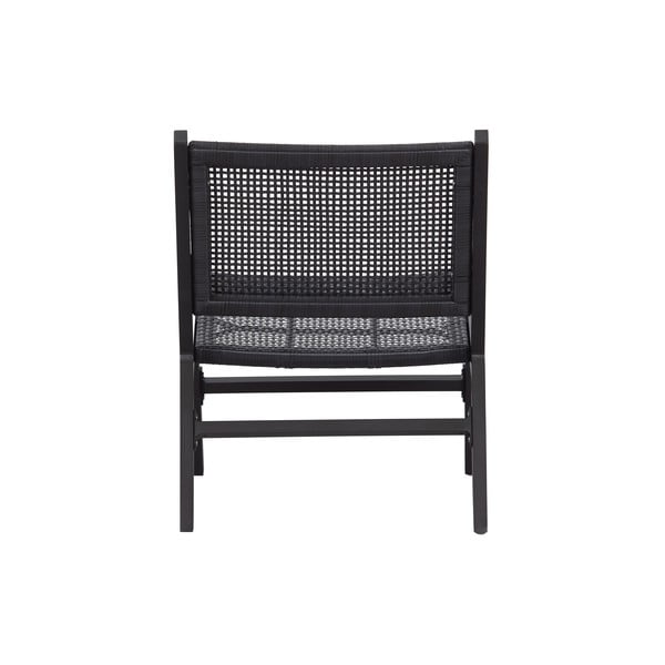 Fotoliu de grădină WOOOD Puk, negru-image-3