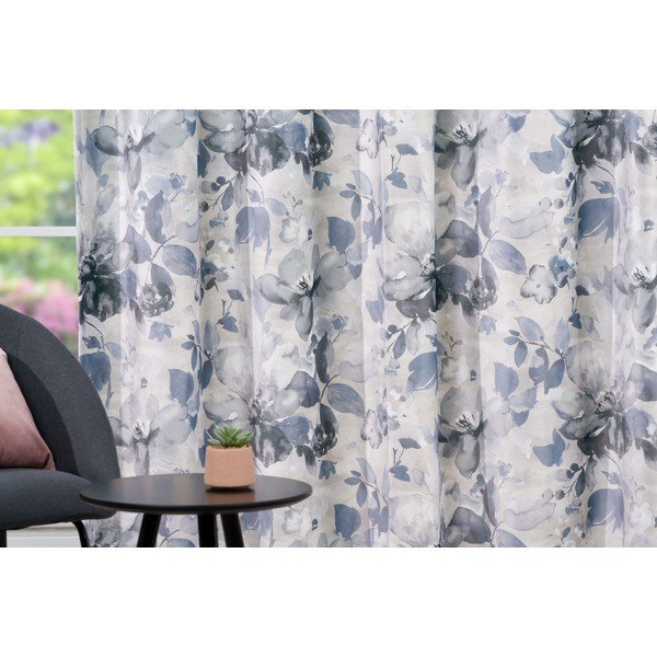 Draperie albă/gri 140x260 cm Nirvana – Mendola Fabrics-image-2