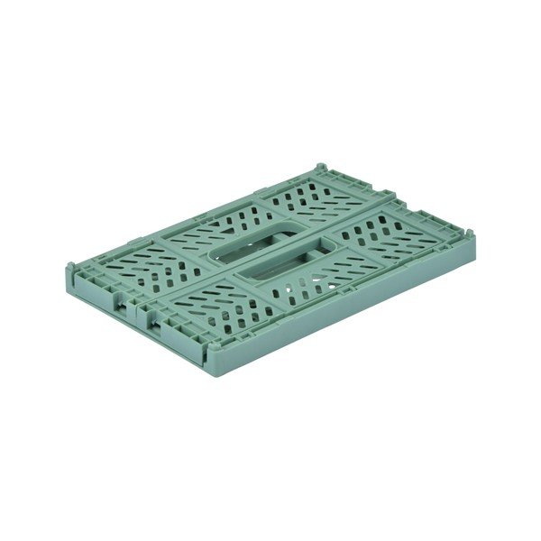 Cutie de depozitare verde-deschis din plastic 21x14.5x8 cm – Homéa-image-2