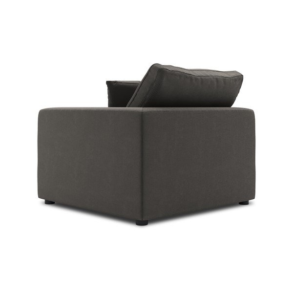 Modul cu tapițerie din catifea pentru canapea colț de dreapta Windsor & Co Sofas Galaxy, maro închis-image-3