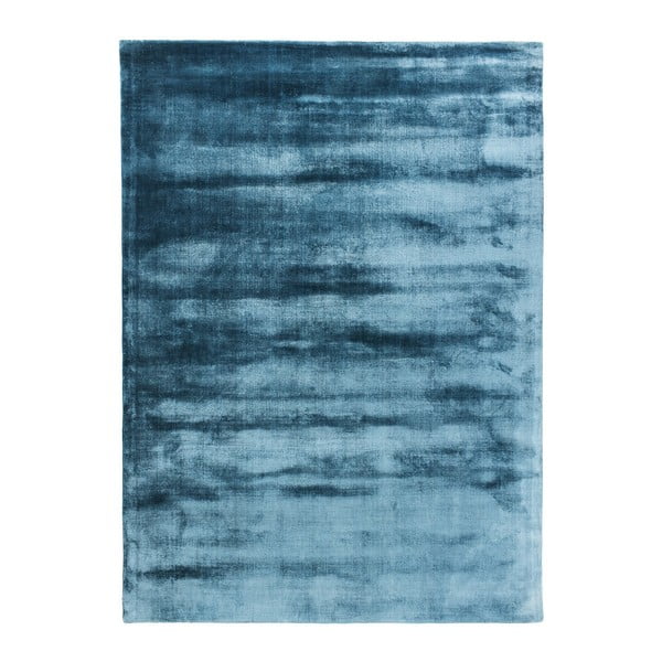 Covor țesut manual Linie Design Lucens, 140 x 200 cm, albastru