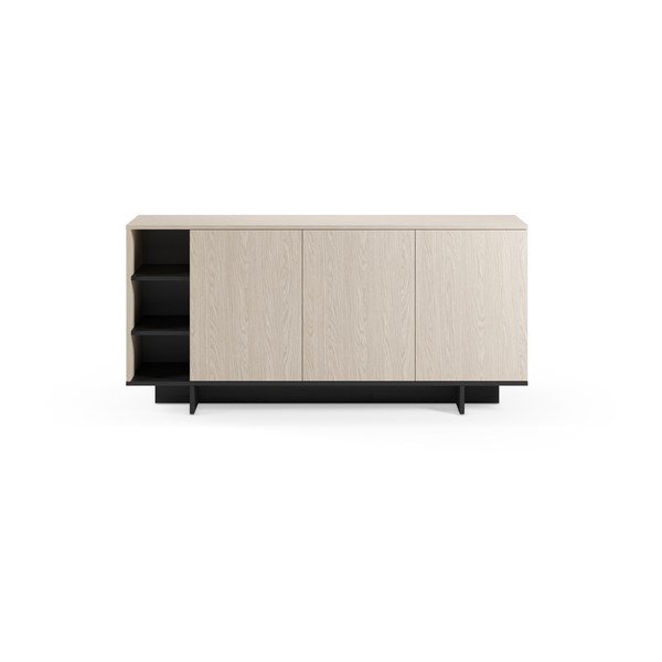 Dulap negru 170x80x40 cm Cequoia – Marckeric