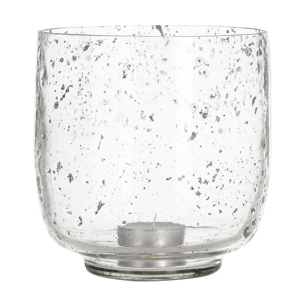Sfeșnic din sticlă A Simple Mess, ⌀ 13 cm, transparent