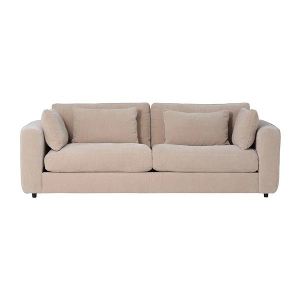 Canapea bej cu tapițerie din chenille 240 cm Chunky – vtwonen-image-3