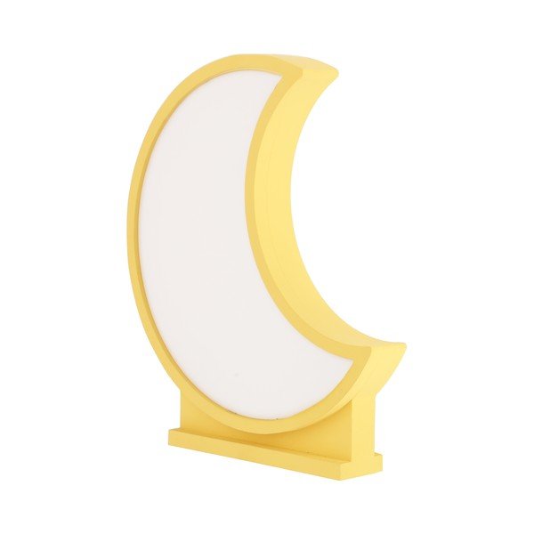 Veioză pentru copii galbenă Moon – Candellux Lighting-image-2