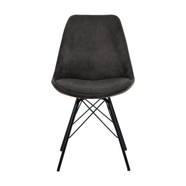 Scaun de sufragerie gri închis Eris - Actona-image-3